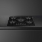 SMEG PV175B3 GAS HOB BLACK GLASS AESTHETIC LINEA 72 CM SMEG PV175B3 GAS HOB BLACK GLASS AESTHETIC LINEA 72 CM