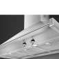 SMEG KD90HXE CAMPANA A PARED ESTÉTICAS CLASICA ACERO INOXIDABLE 90 CM
