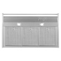SMEG KD90HXE CAMPANA A PARED ESTÉTICAS CLASICA ACERO INOXIDABLE 90 CM