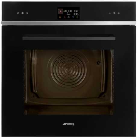SMEG SO6402M2B EINBAU KOMPAKT-MIKROWELLEN DESIGNLINIEN SELEZIONE SCHWARZ