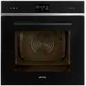 SMEG SO6402M2B COMBI MICROWAVE OVEN AESTHETIC CUCINA BLACK