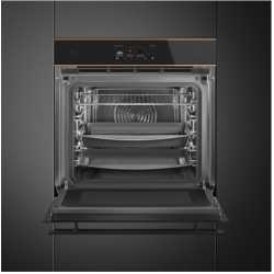 SMEG SO6606WAPNR EINBAU KOMPAKT-MIKROWELLEN BACKOFEN DESIGNLINIEN DOLCE STIL NOVO WI-FI