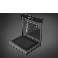 SMEG SO6606APNR COMBI MICROWAVE OVEN VAPOR CLEAN GALILEO PLATFORM OMNICHEF