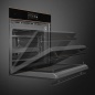 SMEG SO6606APNR EINBAU KOMPAKT-MIKROWELLEN BACKOFEN DESIGNLINIEN DOLCE STIL NOVO