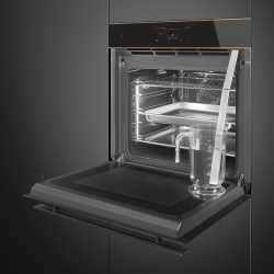 SMEG SO6606APNR COMBI MICROWAVE OVEN VAPOR CLEAN GALILEO PLATFORM OMNICHEF