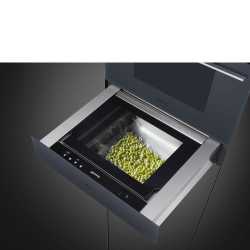 SMEG CPV115G VAKUMMIERSCHUBLADE DESIGNLINIEN LINEA NEPTUNE GREY