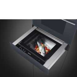 SMEG CPV115G VAKUMMIERSCHUBLADE DESIGNLINIEN LINEA NEPTUNE GREY