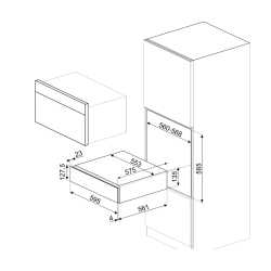 CASSETTO SOTTO VUOTO SMEG CPV115G