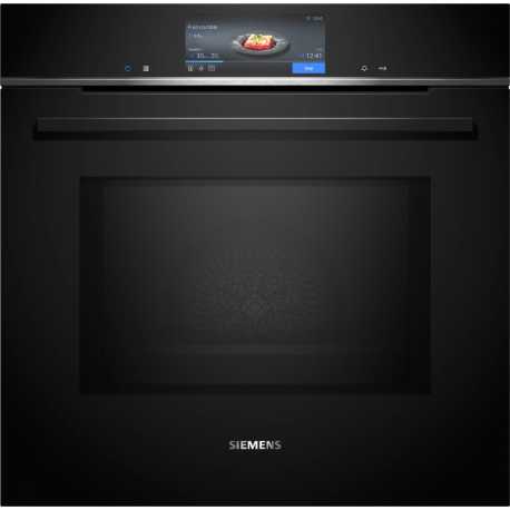 SIEMENS HM778GMB1 iQ700 HORNO ELECTRICO COMPACTO CON MICROONDAS CRISTAL NEGRO