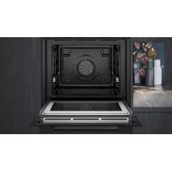 SIEMENS HM778GMB1 iQ700 ELECTRIC COMPACT OVEN WITH MICROWAVE BLACK
