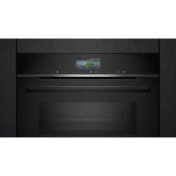 SIEMENS HM736G1B1 iQ700 HORNO ELECTRICO COMPACTO CON MICROONDAS CRISTAL NEGRO