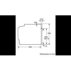 SIEMENS HB776G1B1 iQ700 PYROLYTISCHER OFEN SCHWARZ GLAS