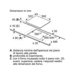BOSCH PXX375FB1E PIANO COTTURA DOMINO A INDUZIONE 30 CM