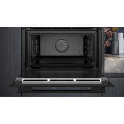 SIEMENS CB734G1B1 ELECTRIC COMPACT OVEN BLACK GLASS