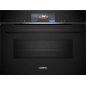 SIEMENS CM778GNB1B COMPACT OVEN WITH MICROWAVE PYROLYTIC FUNCTION 45 CM