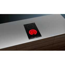 SIEMENS ET375FFP1E ELECTRIC HOB DOMINO 30 CM BLACK GLASS