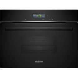 SIEMENS CD714GXB1 FORNO COMPATTO A VAPORE ACCIAIO E VETRO NERO 45 CM