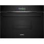 SIEMENS CD714GXB1 COMPACT STEAM OVEN STAINLESS STEEL AND BLACK GLASS H 45 CM