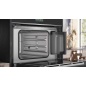 SIEMENS CD714GXB1 COMPACT STEAM OVEN STAINLESS STEEL AND BLACK GLASS H 45 CM