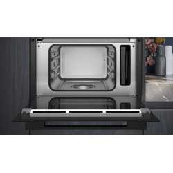 SIEMENS CD714GXB1 COMPACT STEAM OVEN STAINLESS STEEL AND BLACK GLASS 45 CM