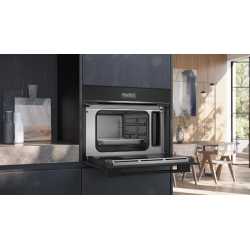 SIEMENS CD714GXB1 COMPACT STEAM OVEN STAINLESS STEEL AND BLACK GLASS 45 CM