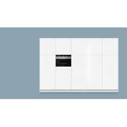 SIEMENS CD634GAS0 FOUR VAPEUR COMPACT ACIER INOXYDABLE ET VERRE NOIR H 45 CM