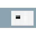 CD634GAS0 HORNO COMPACTO DE VAPOR ACERO INOXIDABLE Y CRISTAL NEGRO H 45 CM