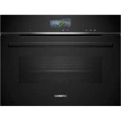 SIEMENS CS736G1B1 COMPACT STEAM OVEN BLACK H 45 CM