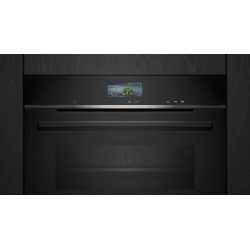 SIEMENS CS736G1B1 COMPACT STEAM OVEN BLACK H 45 CM