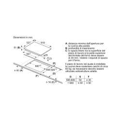 BOSCH PIV975DC1E PIANO COTTURA A INDUZIONE 90 CM VETRO NERO