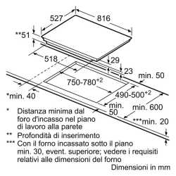 BOSCH PXV875DC1E ENCIMERA DE INDUCCIÓN 80 CM VIDRIO NEGRO