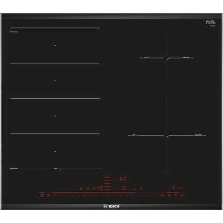 BOSCH PXE675DC1E INDUCTION HOB BLACK GLASS 60 CM