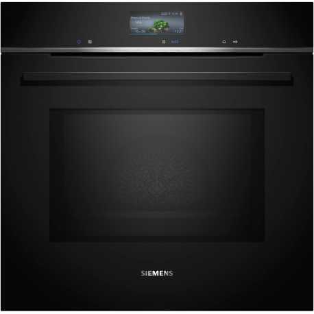 SIEMENS HM776GKB1 ELECTRIC COMPACT OVEN WITH MICROWAVE BLACK