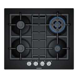 SIEMENS EN6B6HB90 GASKOCHFELD SCHWARZ GLAS 60 CM