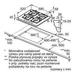 SIEMENS EN6B6HB90 ENCIMERA DE COCCIÓN CRISTAL NEGRO 60 CM