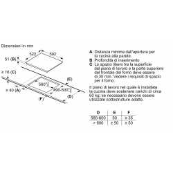 ENCIMERA DE INDUCCIÓN SIEMENS EE611BPB5E 60 CM VITROCERÁMICA NEGRA
