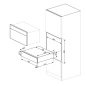 CAJÓN CALIENTAPLATOS SMEG CPRT615NR CAJÓN CALIENTAPLATOS SMEG CPRT615NR
