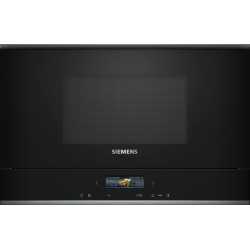 FORNO A MICROONDE CON GRILL DA INCASSO SIEMENS BE732L1B1 VETRO NERO SENZA CORNICE
