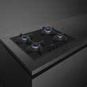 SMEG GASKOCHFELD PV264B SCWHARZGLAS 60 CM