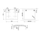 SMEG GAS HOB PV264B BLACK GLASS 60 CM