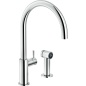 NOBILI CUCI SINGLE LEVER SINK MIXER TAP WITH SIDE SPRAY CHROME