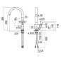 NOBILI LIVE SINGLE LEVER SINK MIXER TAP