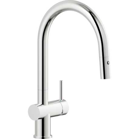 NOBILI LIVE ROBINET MITIGEUR MONOCOMMANDE AVEC DOUCHETTE À 2 JET EXTRACTIBLE FINITION CHROMEE