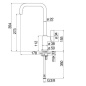 NOBILI FLAG SINGLE LEVER SINK MIXER TAP CHROME FINISH