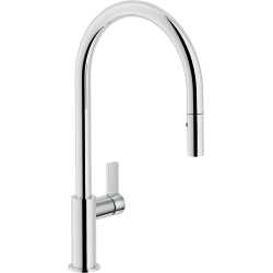 NOBILI FLAG GRIFO MONOCOMANDO PARA FREGADERO DUCHA DE MANO CON 2 CHORROS EXTRAIBLE