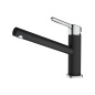 FRANKE ORBIT GRIFO MONOCOMANDO PARA FREGADERO CROMO/NEGRO FRANKE ORBIT GRIFO MONOCOMANDO PARA FREGADERO CROMO/NEGRO