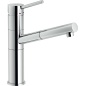 NOBILI SNOW SINGLE LEVER SINK MIXER TAP WITH PULL OUT SPRAY CHROME