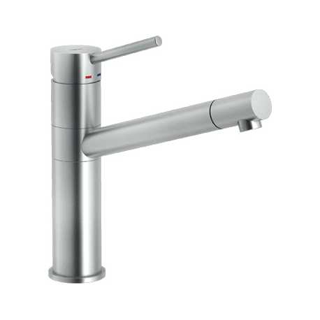 NOBILI SNOW GRIFO MONOCOMANDO PARA FREGADERO ACERO INOXIDABLE