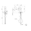 SMEG MD10CR3 EINHAND SPÜLTISCHMISCHER MIT VERSTELLBARER BRAUSE CHROM