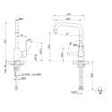SMEG MI3MN MITIGEUR MONOCOMMANDE NOIR